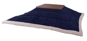  котацу для ватное одеяло ADMY141 квадратный темно-синий одиночный товар 