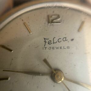 FELCA 17JEWELS 自動巻き ケースのみ 可動確認済みの画像3