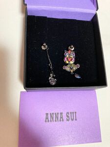 ANNA SUI アナスイ　フクロウ　ふくろう　レア　ピアス　未使用