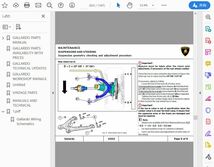 ランボルギーニ　ガヤルド ワークショップマニュアル 2003 - 2005 配線図 パーツリスト 整備書_画像7