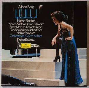 LPレコード　未通針　西独盤4枚組　アルバン・ベルク　ルル　ピエール・ブーレーズ　パリ・オペラ座