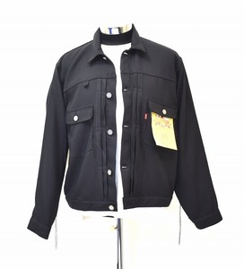 faccies（ファッチーズ）DOUBLE POCKET TWILL BLOUSON ダブルポケットツイルブルゾン トラッカージャケット JACKET Vintage Gジャン 2 黒