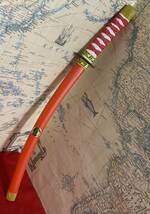 小物玩具！徳川の剣！葵の紋デザインの華麗な刃捌き「家康日本刀」３色各２本合計６本セット_画像4