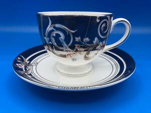 【未使用　保管品　箱なし】Wedgwood ウェッジウッド ★ルネサンスブルー ★カップ&ソーサー(4) ★サイズ 87mm×高さ71mm / 148mm