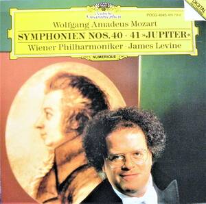 ☆CD モーツァルト《交響曲第40番・第41番(ジュピター)》J.レヴァイン/ウィーン・フィル　1989☆