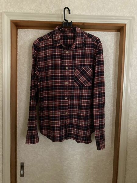 HARE 長袖チェックシャツ　MENS Mサイズ 