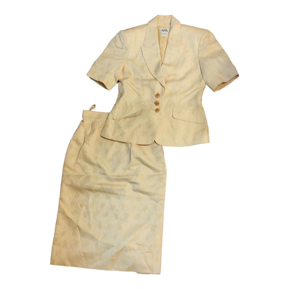 極美品 Vintage エルメス HERMES スーツ セットアップ ジャケット