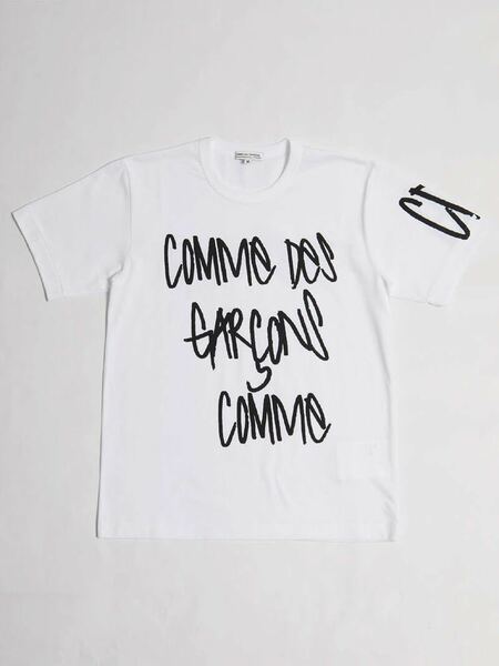 COMME des GARCONS コムデギャルソン 路面店限定 半袖Tシャツ ロゴTシャツ Mサイズ ロゴ 半袖 Tシャツ カットソー サイズM ギャルソン