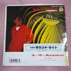 【EPレコード】杉山清貴「水の中のAnswer/IN THE VISION」