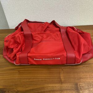 ボストンバック フェラーリ本物　FERRARIformula1CLUB 非売品　新品未使用　送料込