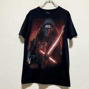 アメリカ古着　STAR WARS カイロレン　映画　ムービー　半袖Tシャツ　ビッグプリント　大判プリント　メキシコ製　【F113】