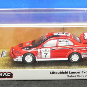 1/64 ターマック 三菱 ランサーエボリューション 6.5 Safari Rally 2001 Winner ●の画像1