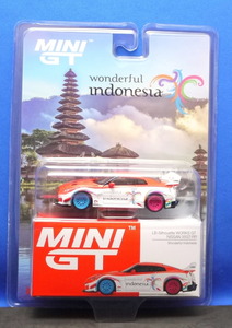 1/64 MINI-GT LB-Silhouette WORKS GT Nissan 35GT-RR バージョン1 Wonderful Indonesia (インドネシア限定)【384】 LBWK ●
