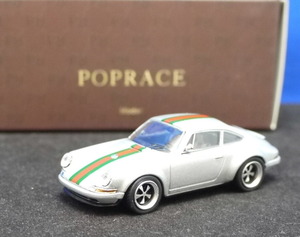 1/64 ポップレース Singer 911 (964) メタリックグレークラシック ポルシェ シンガー