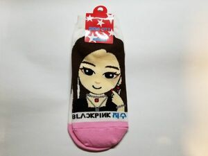 韓国　K-POP ☆BLACK PINK ブラックピンク　ジス☆ 靴下　ソックス　キャラクター靴下