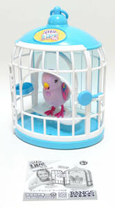 ★ 動作確認済 ★美品 ★ Little Live Pets Bird with Cage リトルライブペット キューティバード ゲージ & 説明書 付き ★入手困難