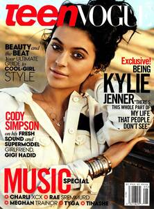 ★入手困難 ★ TEEN VOGUE 2015 洋書 Kylie Jenne カイリージェンナー コーディーシンプソン ジジハディッド チャーリ レイシュリマーーXCX