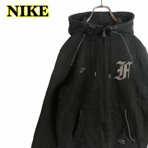 NIKE Nike sweat full Zip Parker black S size [AY0671]