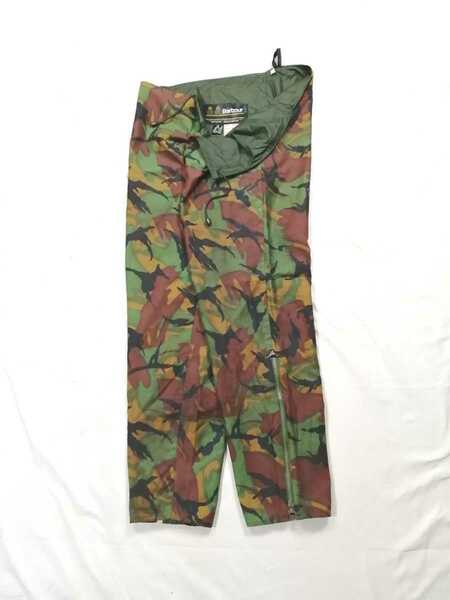 ミントコンディション　1982年　80s Barbour DPM military trousers M ミリタリー　パンツ　バブアー　オイルド　2クラウン
