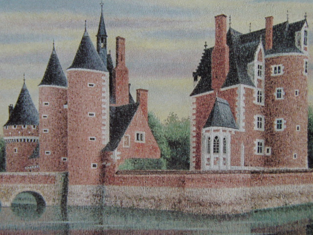 Ryûsuke Nishimura, Château au bord de l'eau, Livre d'art rare, Nouveau cadre de haute qualité inclus, Livraison incluse, Peinture, Peinture à l'huile, Nature, Peinture de paysage