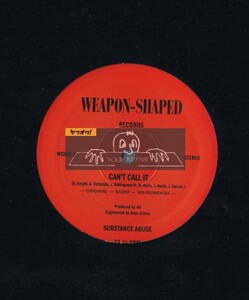 【 12inch 】 Substance Abuse - Can't Call It / No Guarantees [ US盤 ] [ Weapon-Shaped / wesh6 ] P.E.A.C.E. Thes One