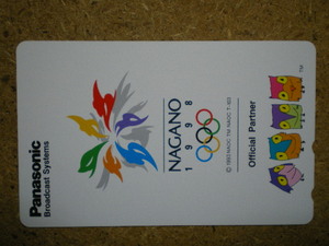 naga* Panasonic Nagano Olympic Nagano . колесо телефонная карточка 