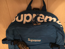 Supreme 16SS backpack Blue 青 新品未使用 レシートコピー同梱可_画像3