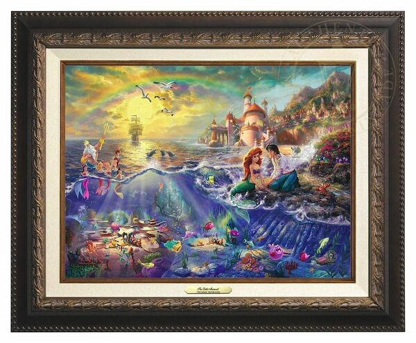 Disney Fine Art ディズニーファインアート リトルマーメイド　アリエル　限定 レア　Thomas Kinkade