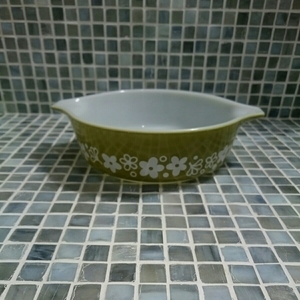  Old Pyrex тарелка ②