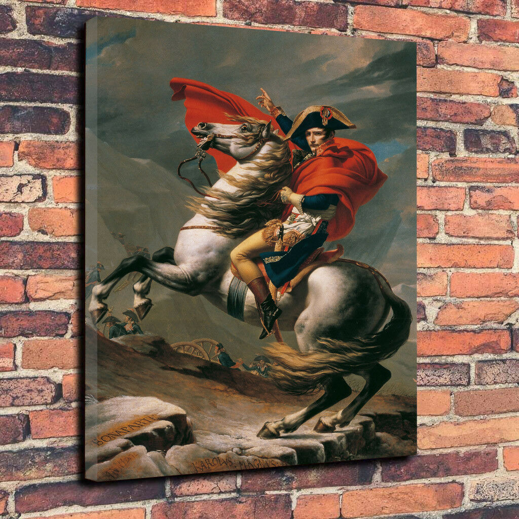 Наполеон, битва при Ватерлоо, высококачественный холст, картина, панно, постер А1, зарубежные товары, интерьер, Ватерлоо, Печатные материалы, Плакат, другие