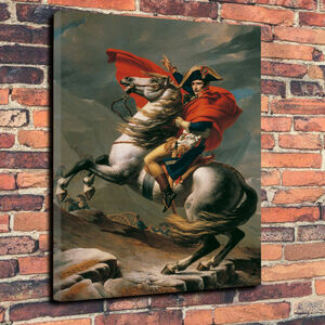 Art hand Auction Panneau de peinture artistique sur toile de haute qualité, bataille de Napoléon de Waterloo, affiche A1, produits d'outre-mer, intérieur de Waterloo, Documents imprimés, Affiche, autres