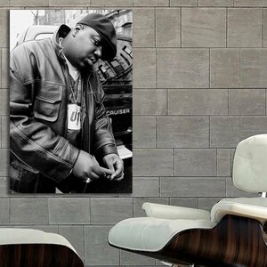 ノトーリアス ビッグ Notorious BIG 特大 ポスター 150x100cm 海外 ヒップホップ ラッパー アート インテリア グッズ 写真 雑貨 ビギー 16