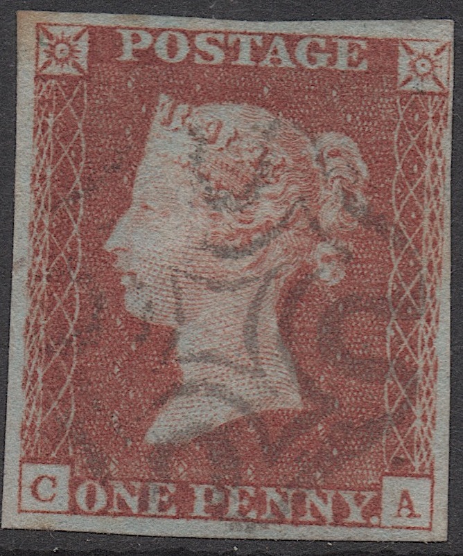 私の宝***クラッシックイギリス切手・ヴィクトリア女王1841年ペニー