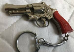 ☆昭和の重厚な逸品！☆極入手困難品！！☆　ダイキャスト　モデルガン　キーホルダーC　Dei-cast Model Gun　【昭和レトロ】