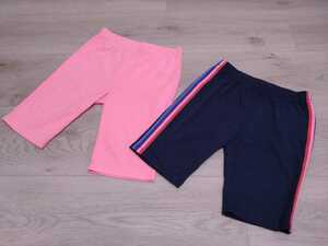 GapKids ★ Spats 2 штуки установлен ★ M Size 130 см ★ Спортивные шорты/разрывы детей внутренние брюки/8-9 лет ★ Носить только дважды