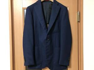 イザイア ISAIA イタリア製 ネイビー 紺無地 ジャケット 44 ユナイテッドアローズ20万円購入