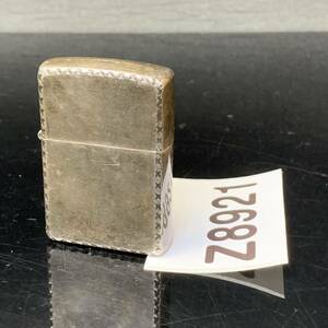 ZIPPO オイルライター　FLAT BOTTOM　ジッポー　2007年製　シルバー　Z8921