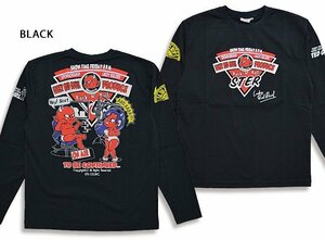 テッドガール第3弾ロングTシャツ◆TEDMAN/テッドマン ブラックLサイズ（サイズ42）TDLS-353 エフ商会 長袖 efu 赤鬼