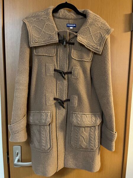 美品バーバリーBURBERRY BLUE LABE 可愛い軽いダッフルコート38