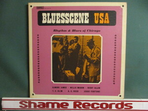 ★ VA ： Bluesscene USA LP ☆ (( Chicago Blues / Elmore James / A.C. Reed / Willie Mabon / 落札5点で送料無料