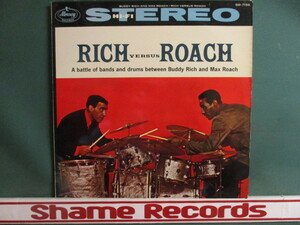 BUddy Rich And Max Roach ： Rich Versus Roach A Battle Of Bands And Drums～ LP (( 落札5点で送料無料