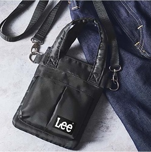 即決★Lee コンパクトで機能的! ミニヘルメットバッグ型 ミニショルダーバッグ smart付録 ファスナー付♪ 新品未開封品★送198