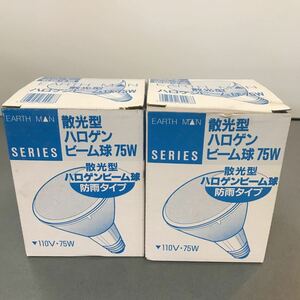 散光型　ハロゲンビーム球　75w 防雨タイプ　2個セット