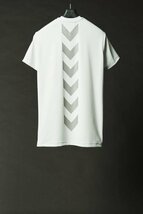 AKM×hummel S/S HYBRID TEE 半袖Tシャツ Sサイズ 【ホワイト】 T178-PET069-S WHITE_画像2