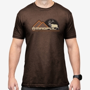 マグプル ワピチ ブレンド Tシャツ■カラー ブラウン USサイズS（MAGPUL - WAPITI BLEND T-SHIRTS）MAG1234-203-S