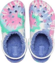 26cm クロックス バヤ ラインド タイダイグラフィック クロッグ ピンク レモネード マルチ BAYA LINED TIE-DYE GRAPHIC CLOG ボア M8W10_画像3