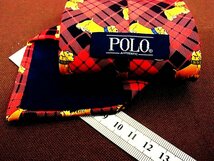 ♪4300C♪良品【犬 イヌ テリア 柄】ポロ【POLO】ネクタイ_画像2