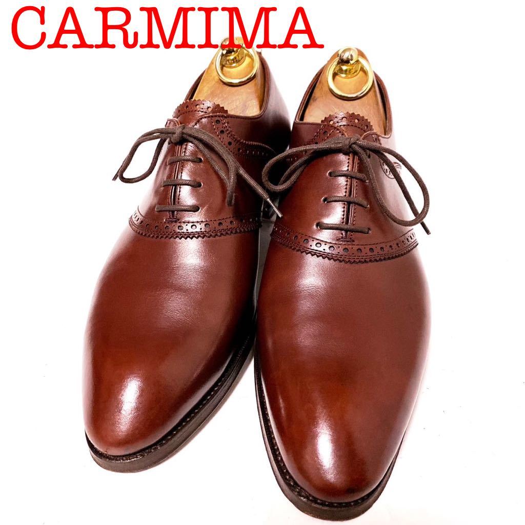 CARMINA カルミナ スエード レザースニーカー 7.5 革靴 ホールカット