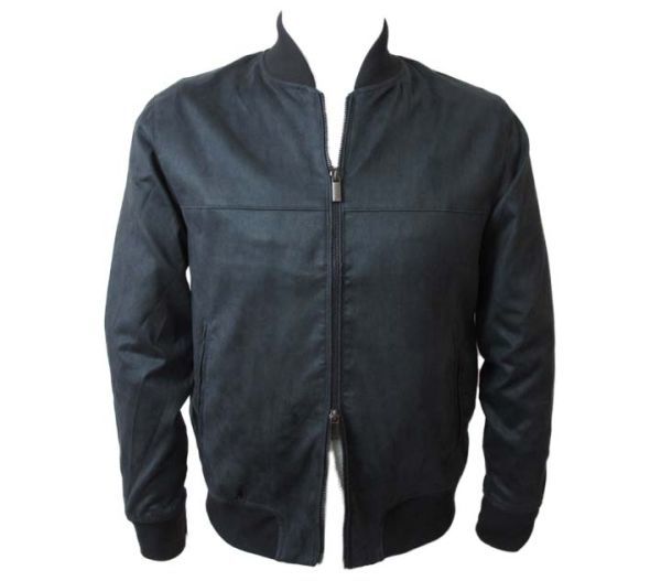 EURO KENVY Knit Suede Stretch Jacket 新品 XL BLACK ユーロ ケンビー MA-1 ニット