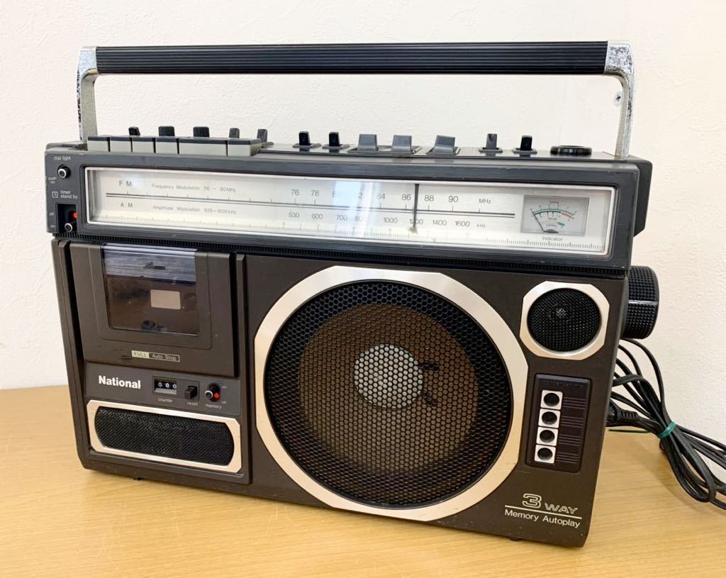 正規品 ♪①昭和銘機 整備清掃ラジカセ ♪昭和銘機 整備清掃ラジカセ